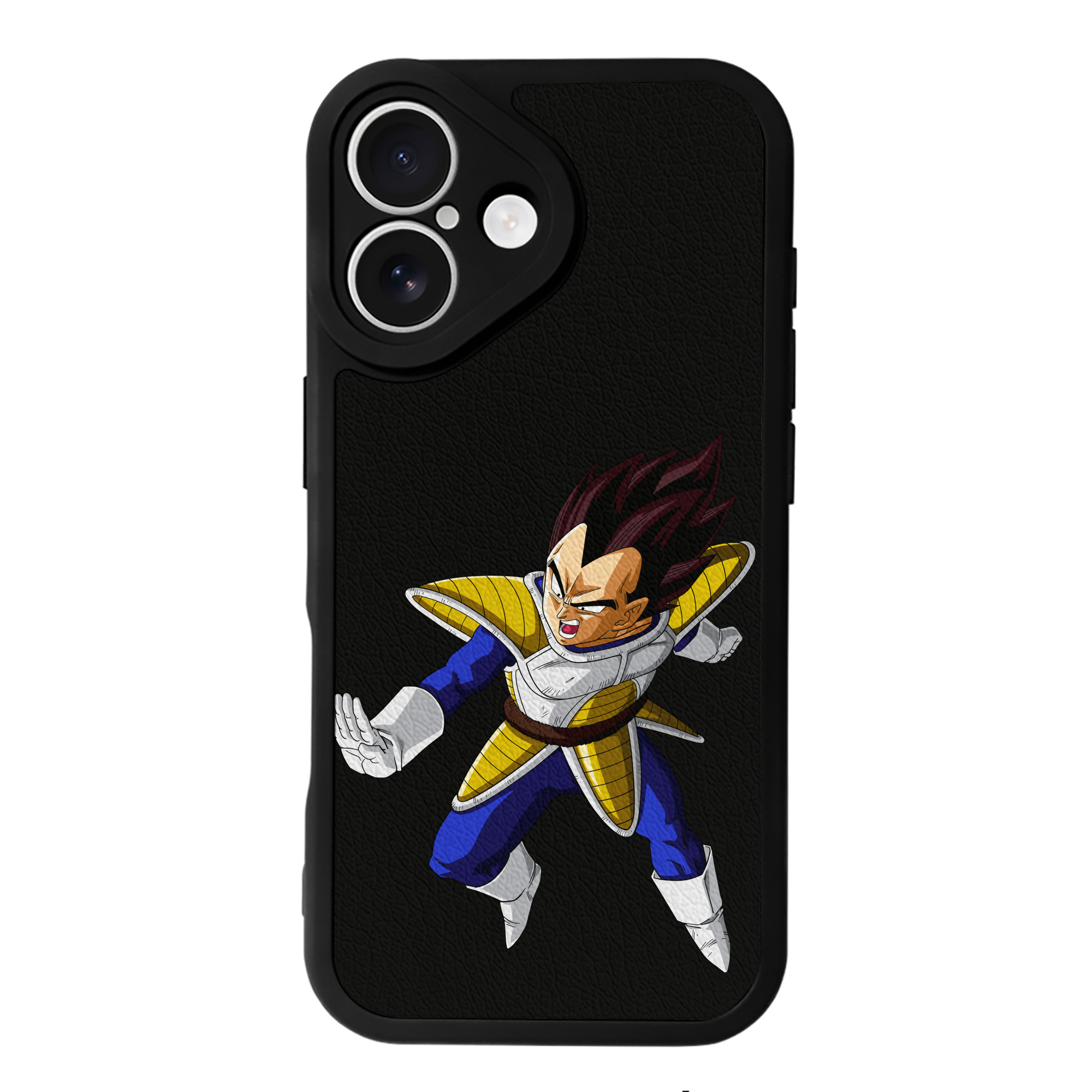 （画像用） ドラゴンボール ベジータ四世（Bejīta Yonsei）DRAGON BALL Vegeta IV 【iPhone 16シリーズ対応】シリコンスマホケース（レザー調） 材質：シリコン